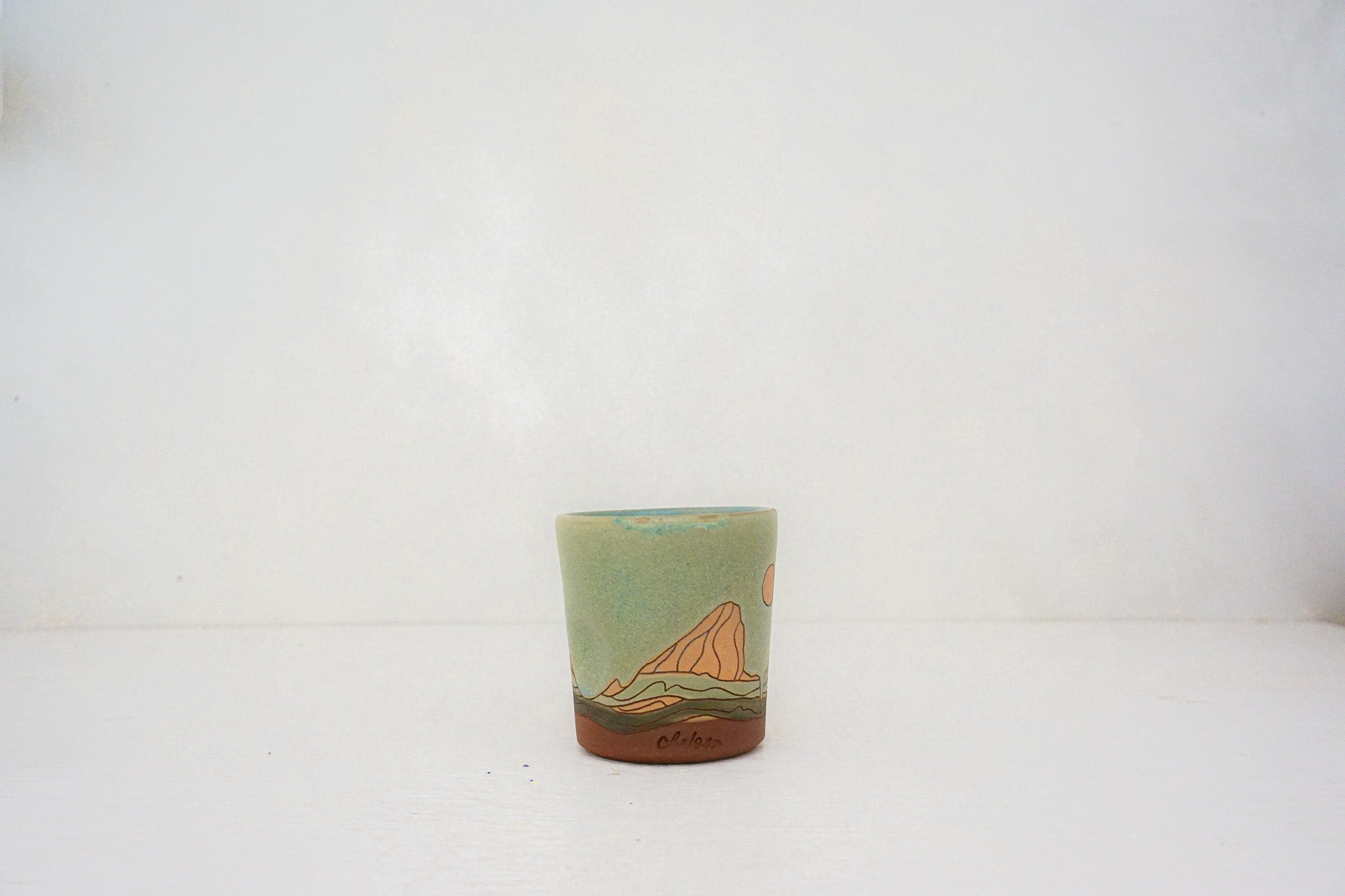 E Teton Peach sun cup in LAKE