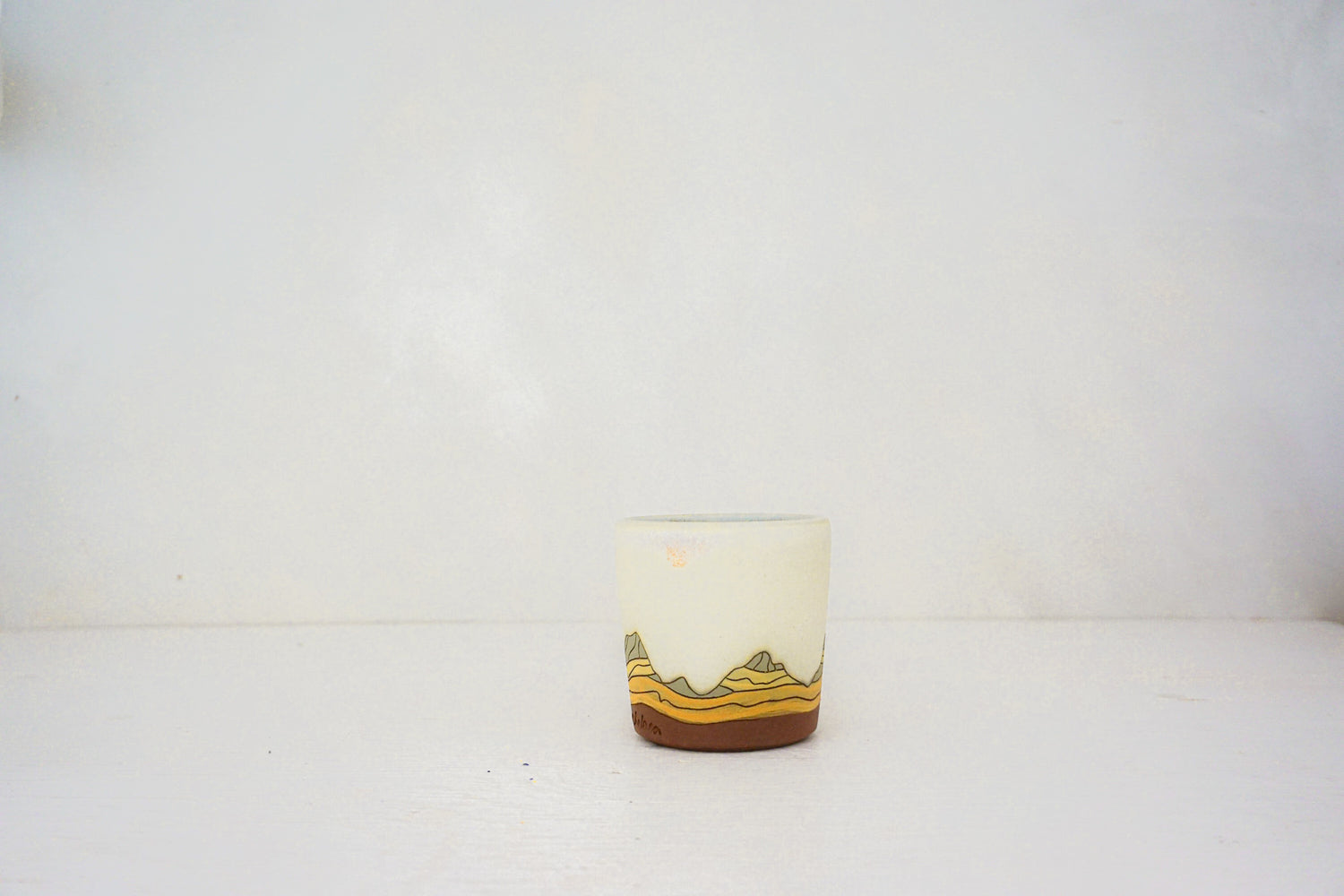 W Teton cup in BONE