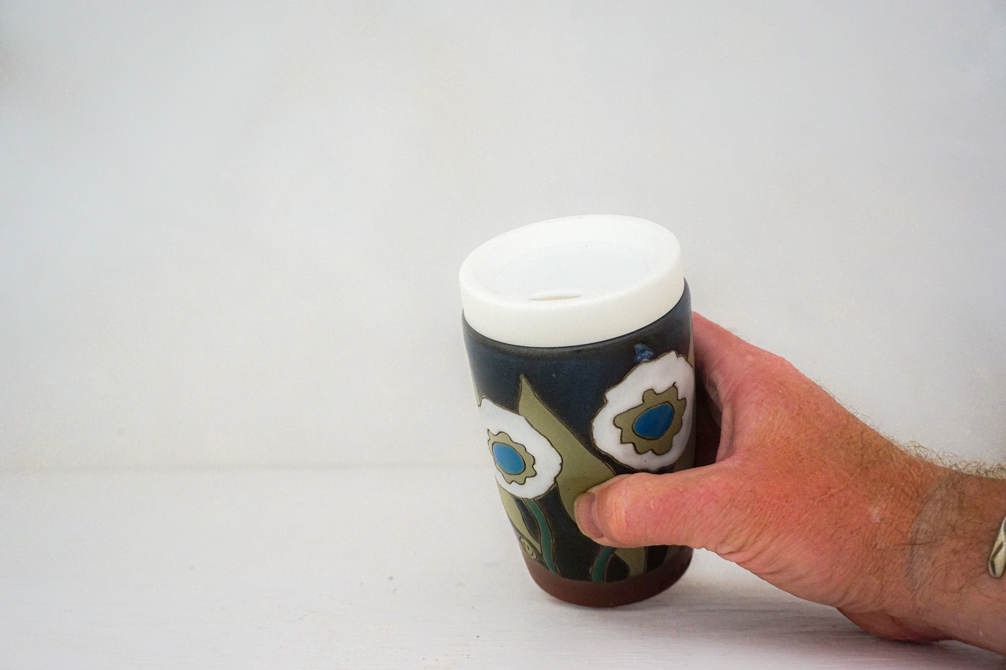 Flower POP Travel cup in DARBY