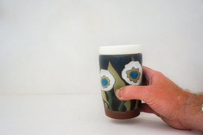 Flower POP Travel cup in DARBY