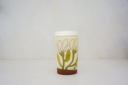 Dancing flower Travel cup in BONE