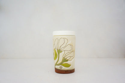 Dancing flower Travel cup in BONE