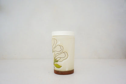 Dancing flower Travel cup in BONE