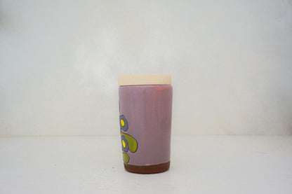 Flower Travel cup in BUBBLEGUM