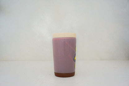 Flower Travel cup in BUBBLEGUM