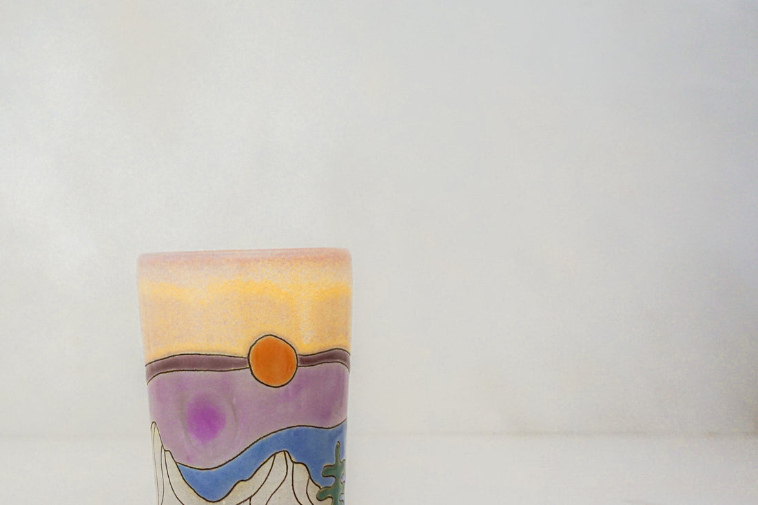 Skylines Flower cup in PINK alpenglow