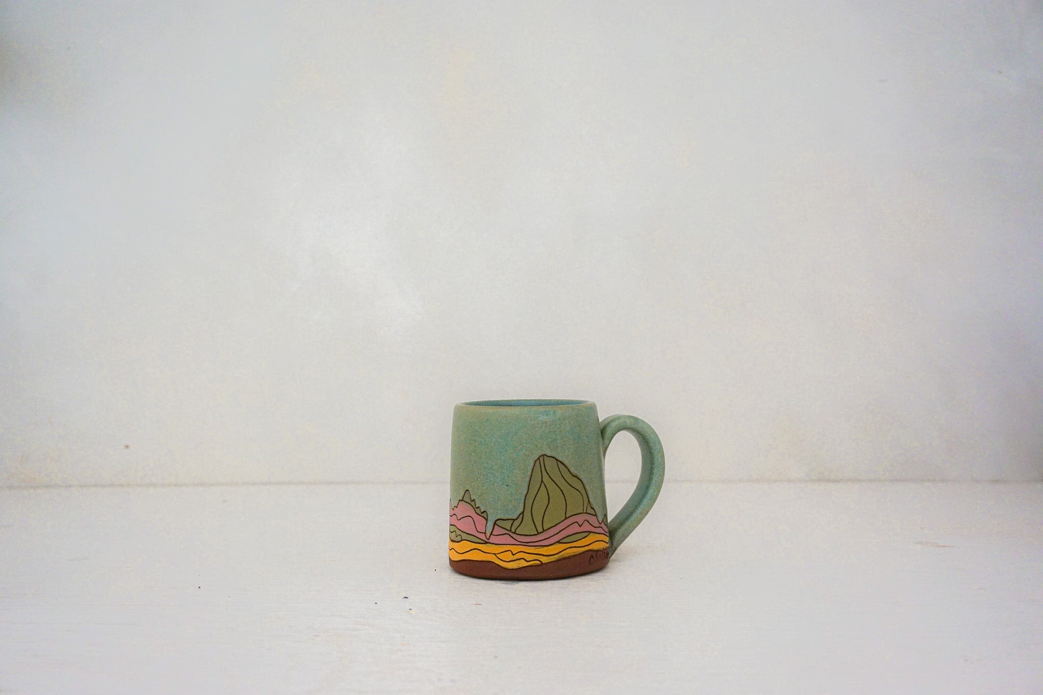 W Teton BB mug in LAKE