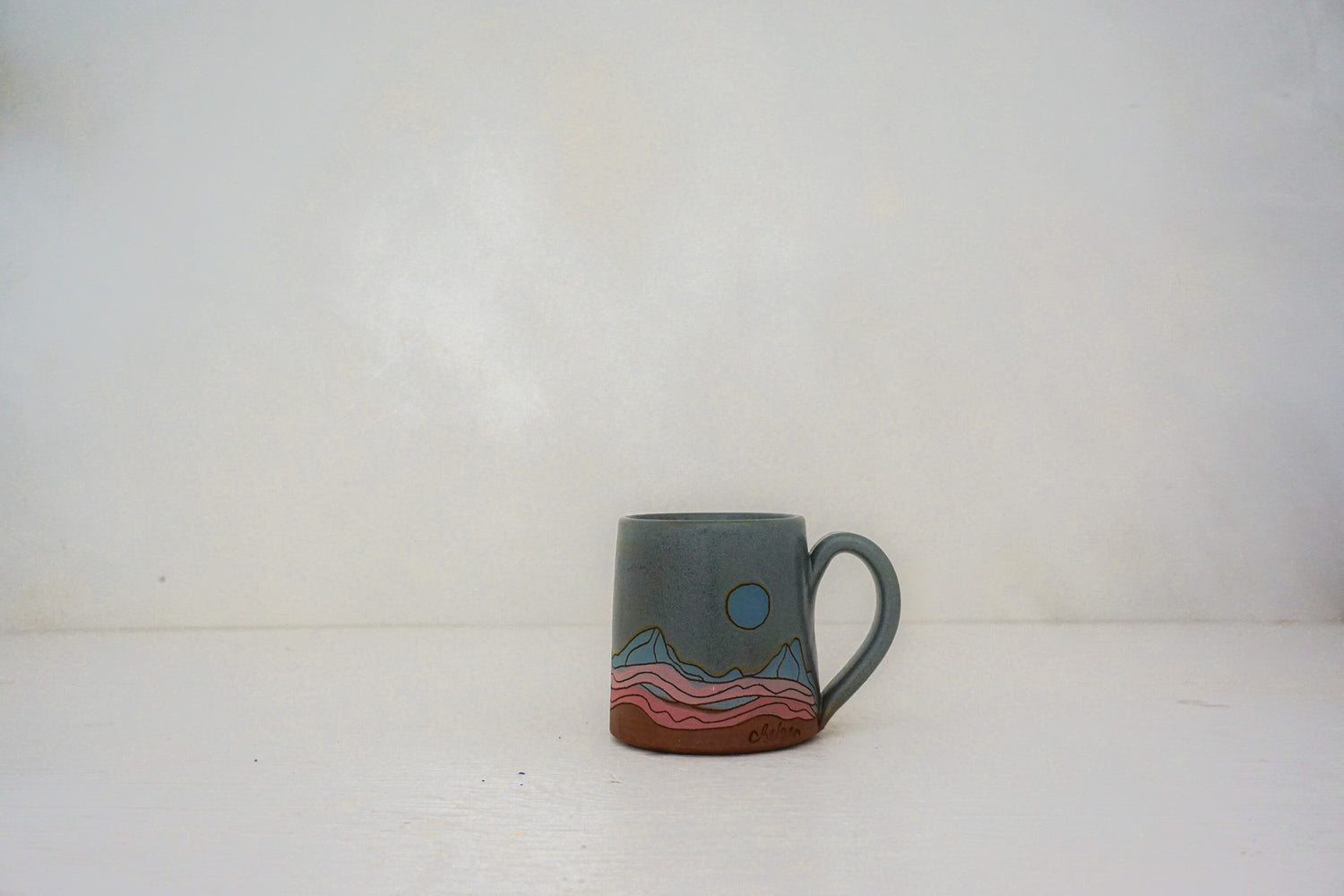 Mtn blue moon BB mug in Stone