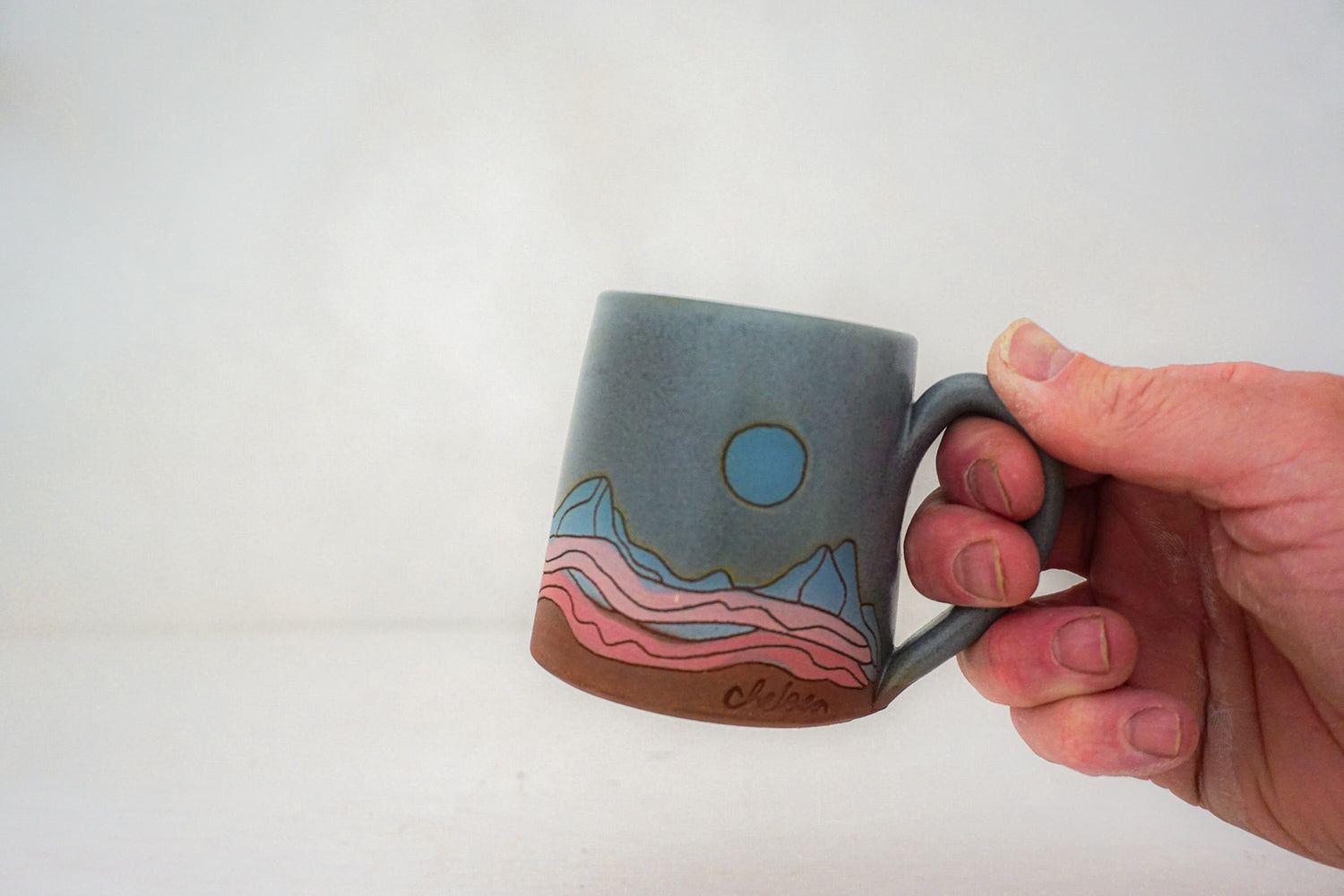 Mtn blue moon BB mug in Stone