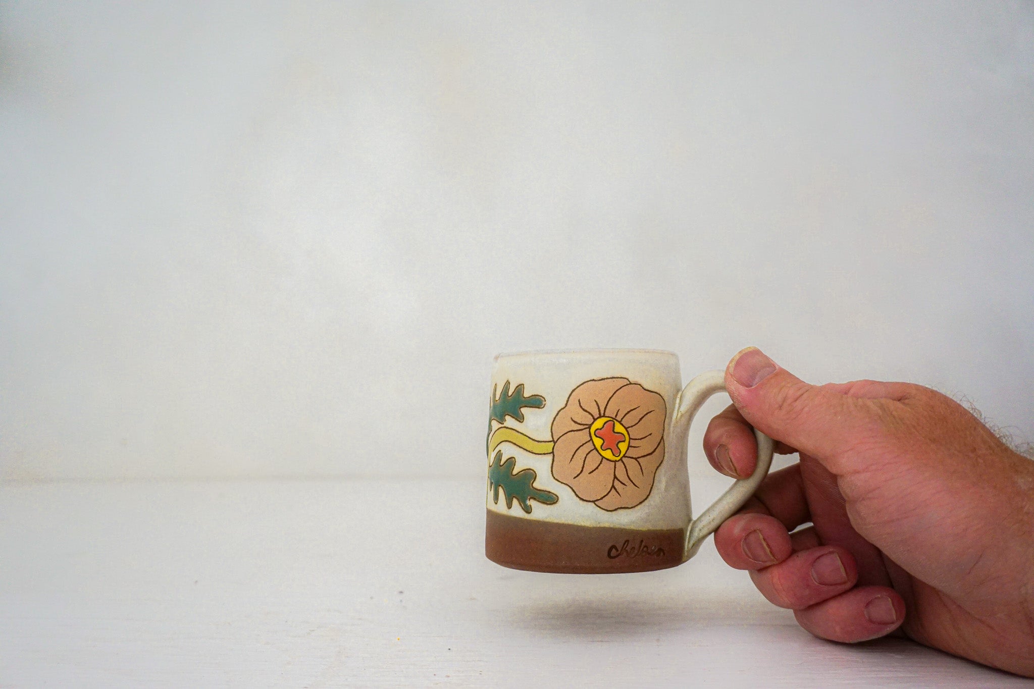 Poppy BB mug in BONE