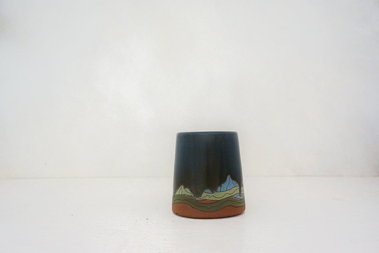 W Teton blue mug in DARBY