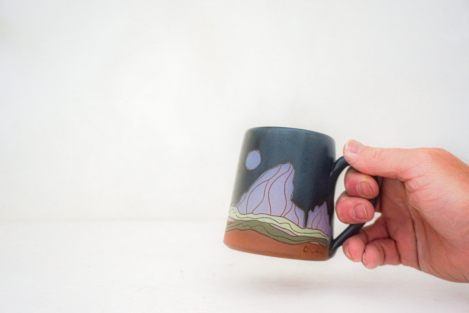 E Teton moon mug in DARBY