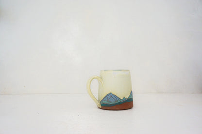 W Teton blue mug in BONE 2
