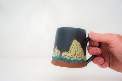 W Teton green mug in DARBY