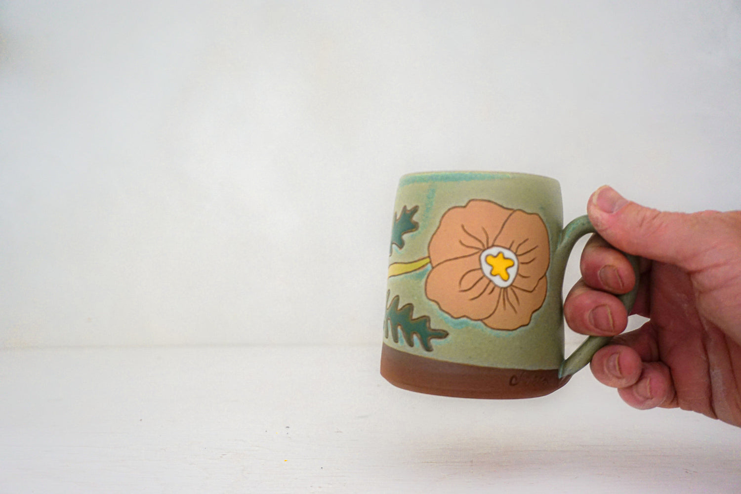 Poppy mug in LAKE*