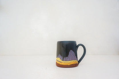 W Teton purple mug in DARBY