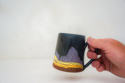 W Teton purple mug in DARBY