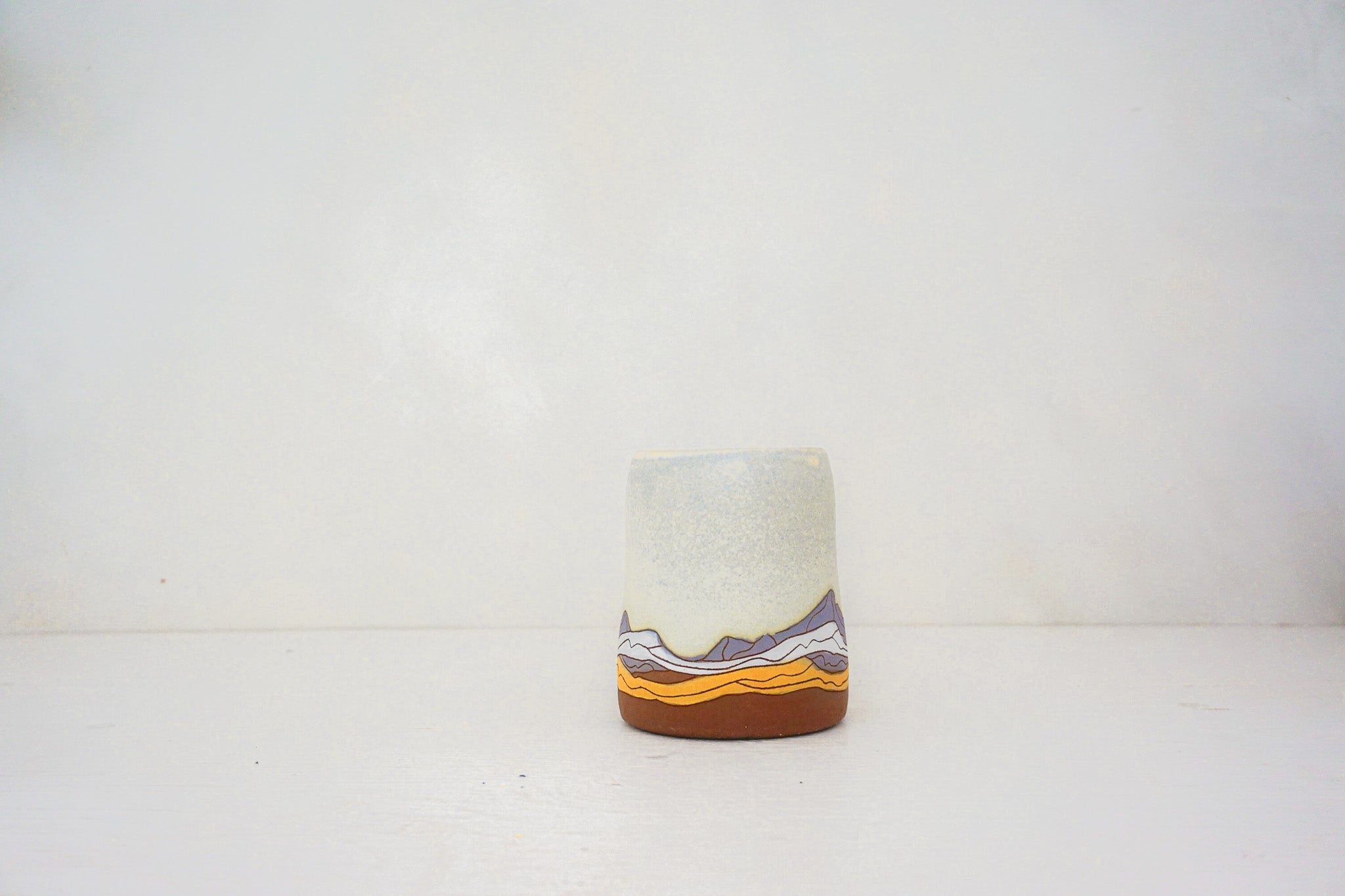 Mtn moon BUBS mug in BONE