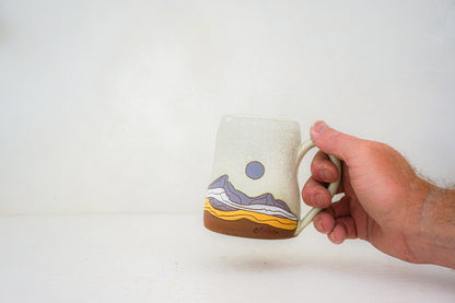 Mtn moon BUBS mug in BONE