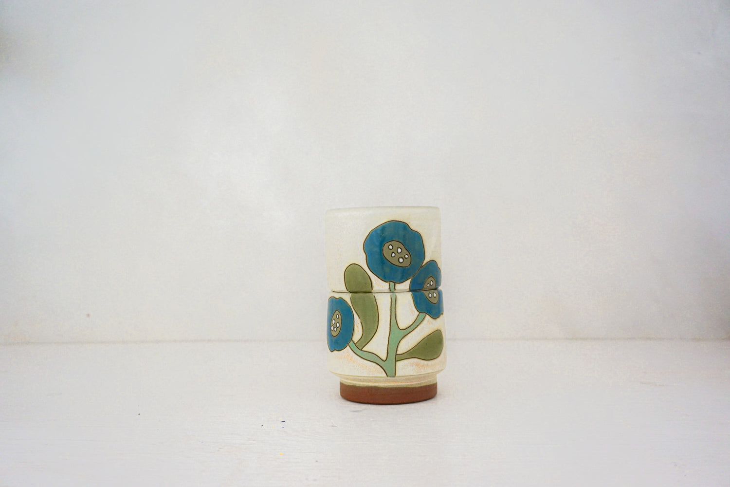 Hey you turquoise bloom stack in BONE