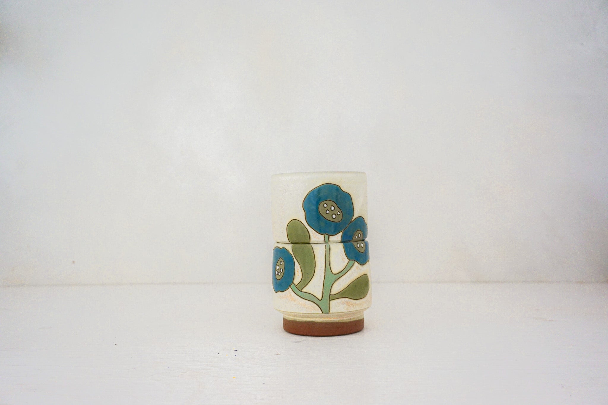 Hey you turquoise bloom stack in BONE