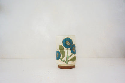 Hey you turquoise bloom stack in BONE