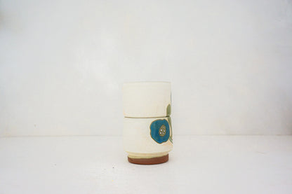 Hey you turquoise bloom stack in BONE