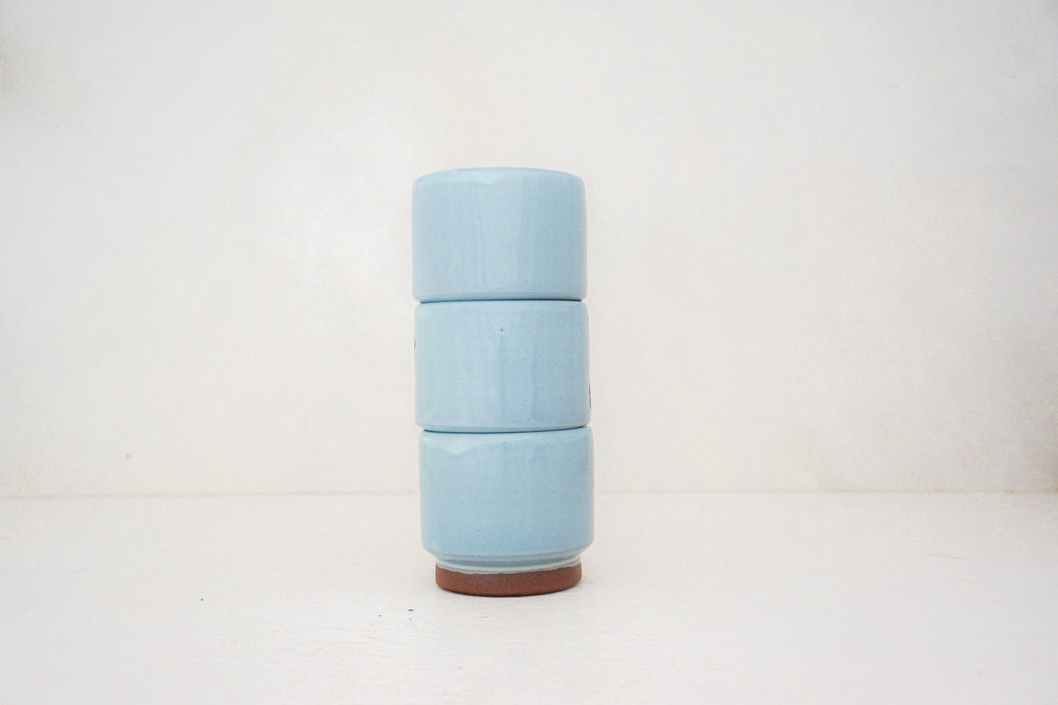 Blue flower Stacker cups in IRA