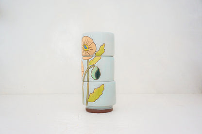 Poppy Stackers cups in IRA