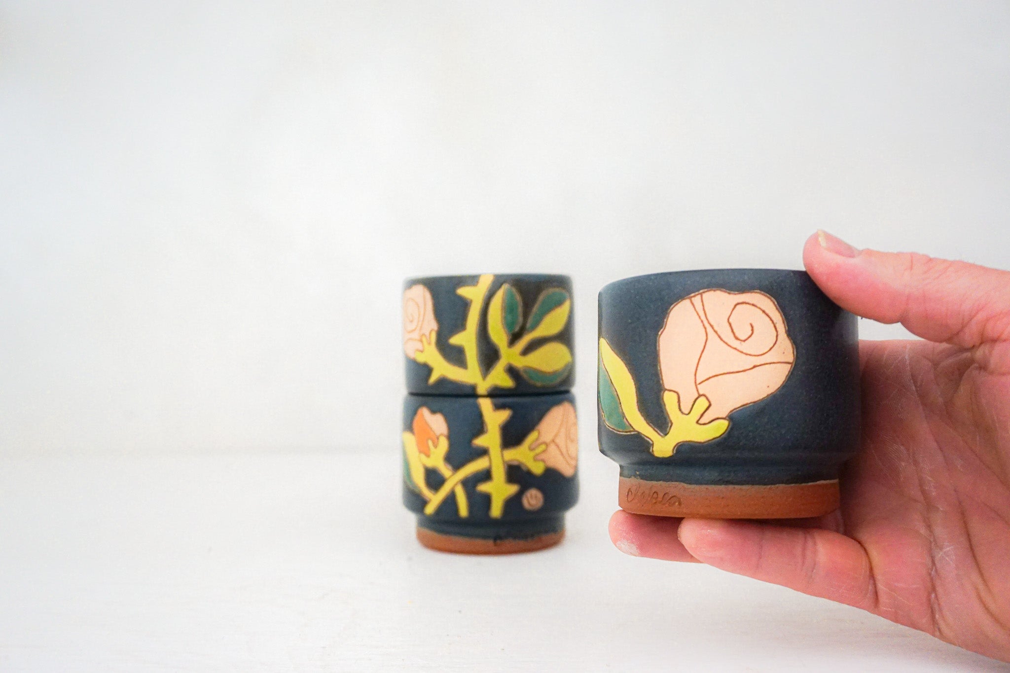Rose Stackers cups in DARBY