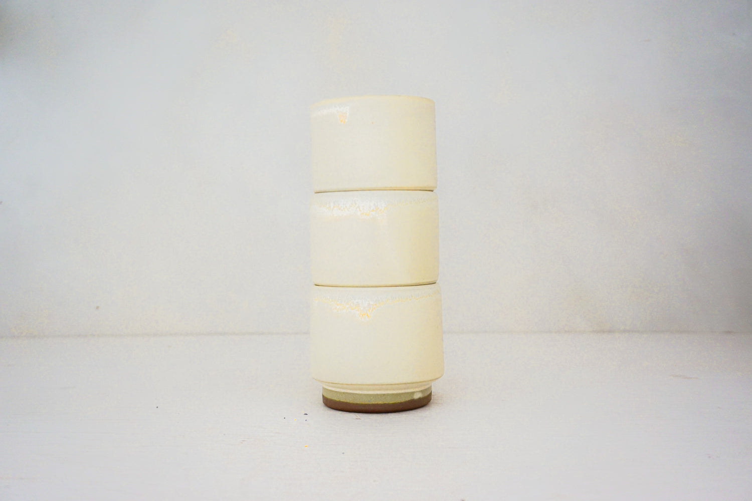 Black eyed susans Stackers cups in BONE*