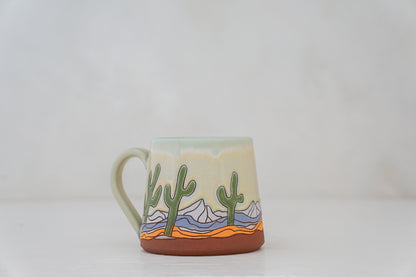 Saguaro National Park Mug in dawn/ dusk in Ira