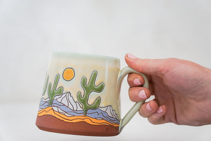 Saguaro National Park Mug in dawn/ dusk in Ira