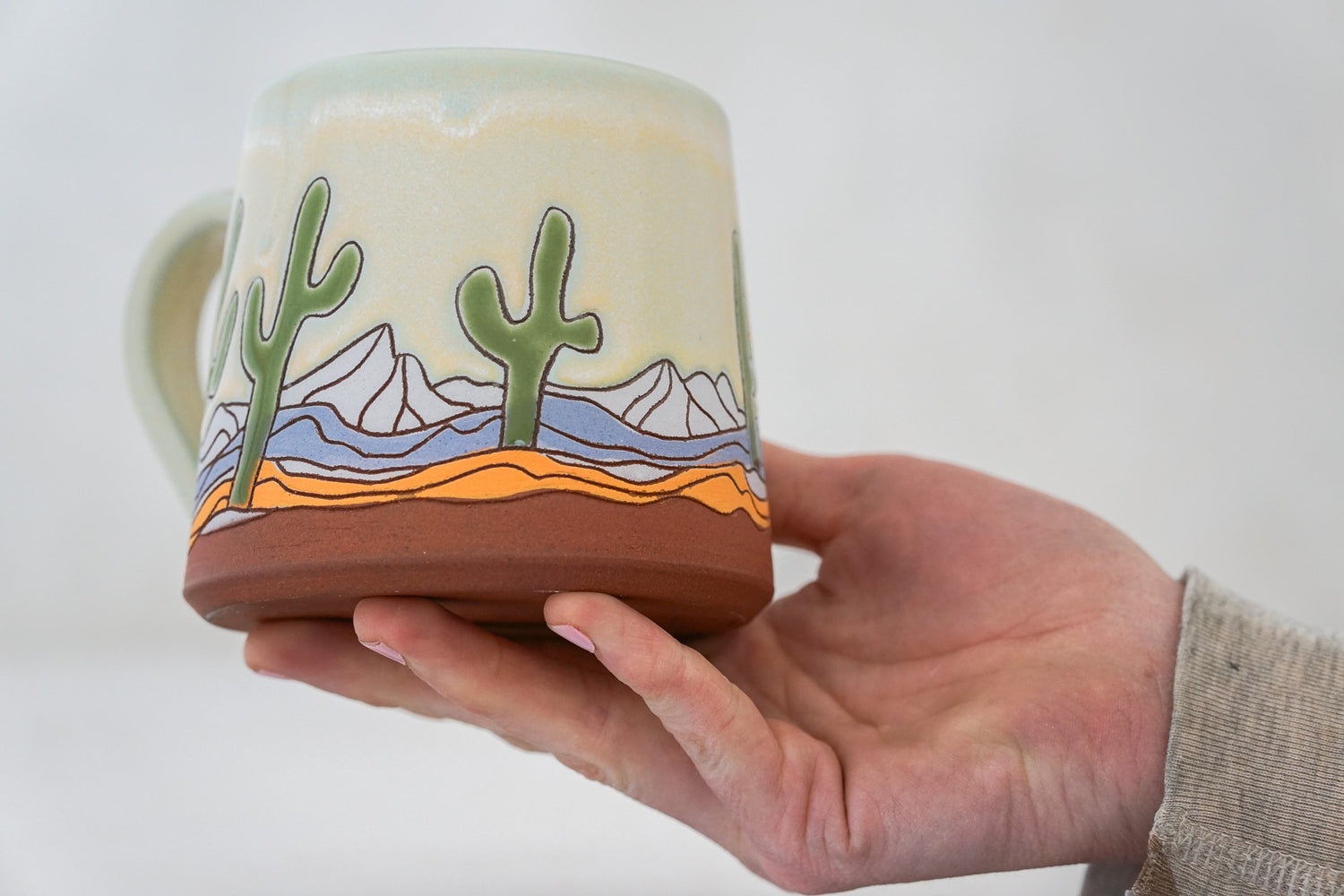 Saguaro National Park Mug in dawn/ dusk in Ira