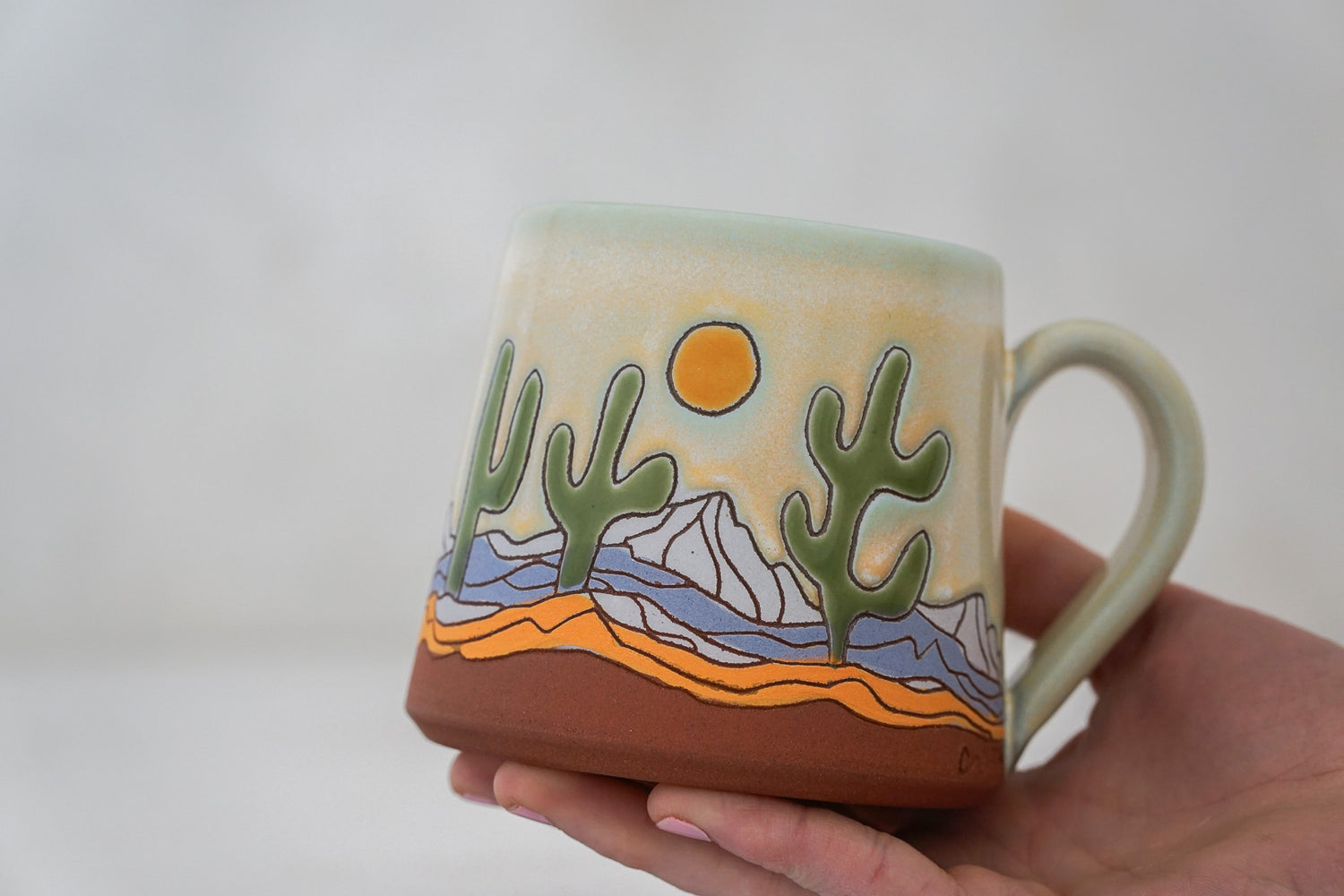 Saguaro National Park Mug in dawn/ dusk in Ira