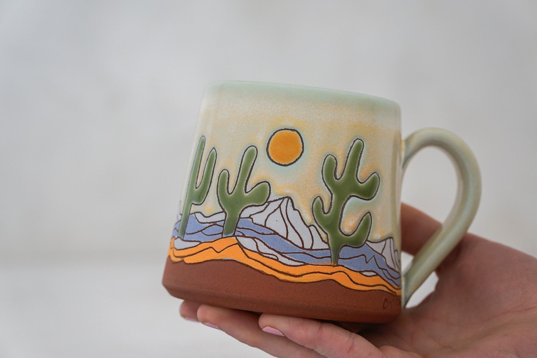 Saguaro National Park Mug in dawn/ dusk in Ira