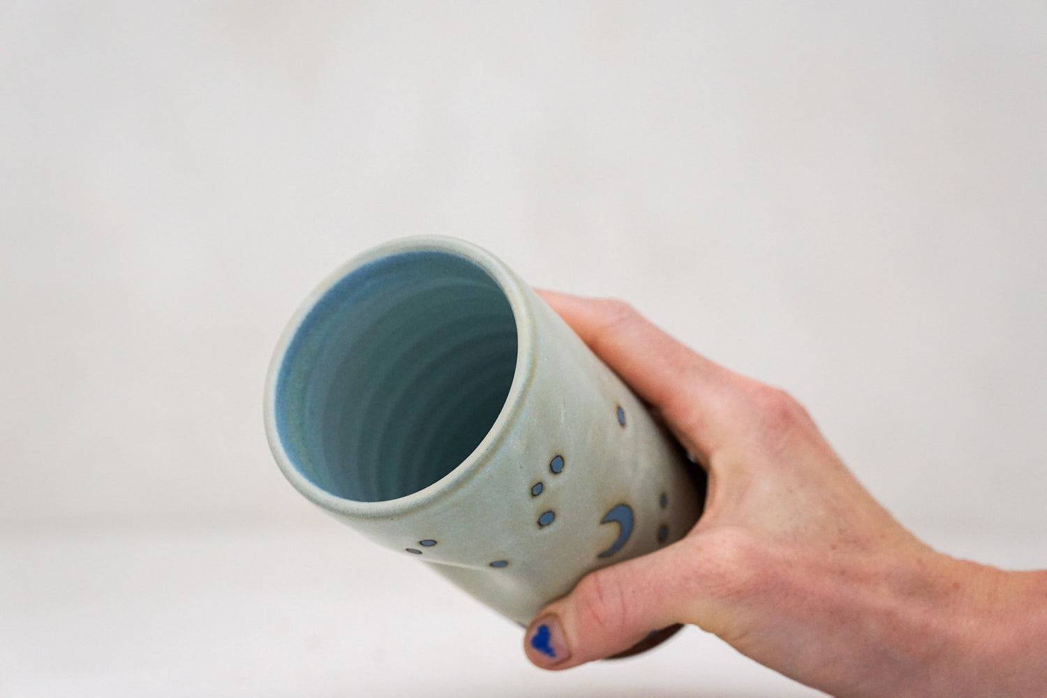 W Teton Blues cup in Bone