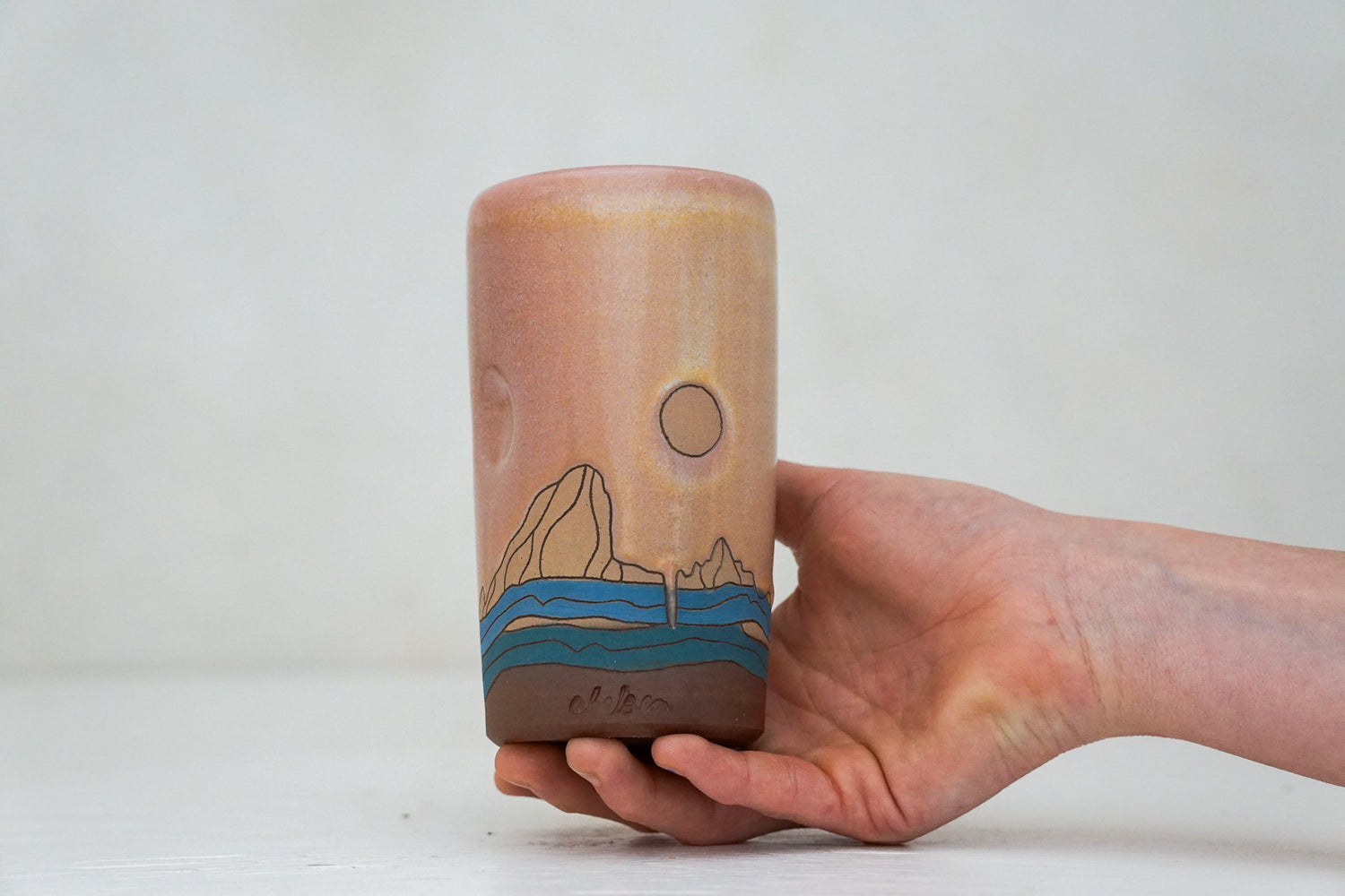 E Teton cup in Alpenglow