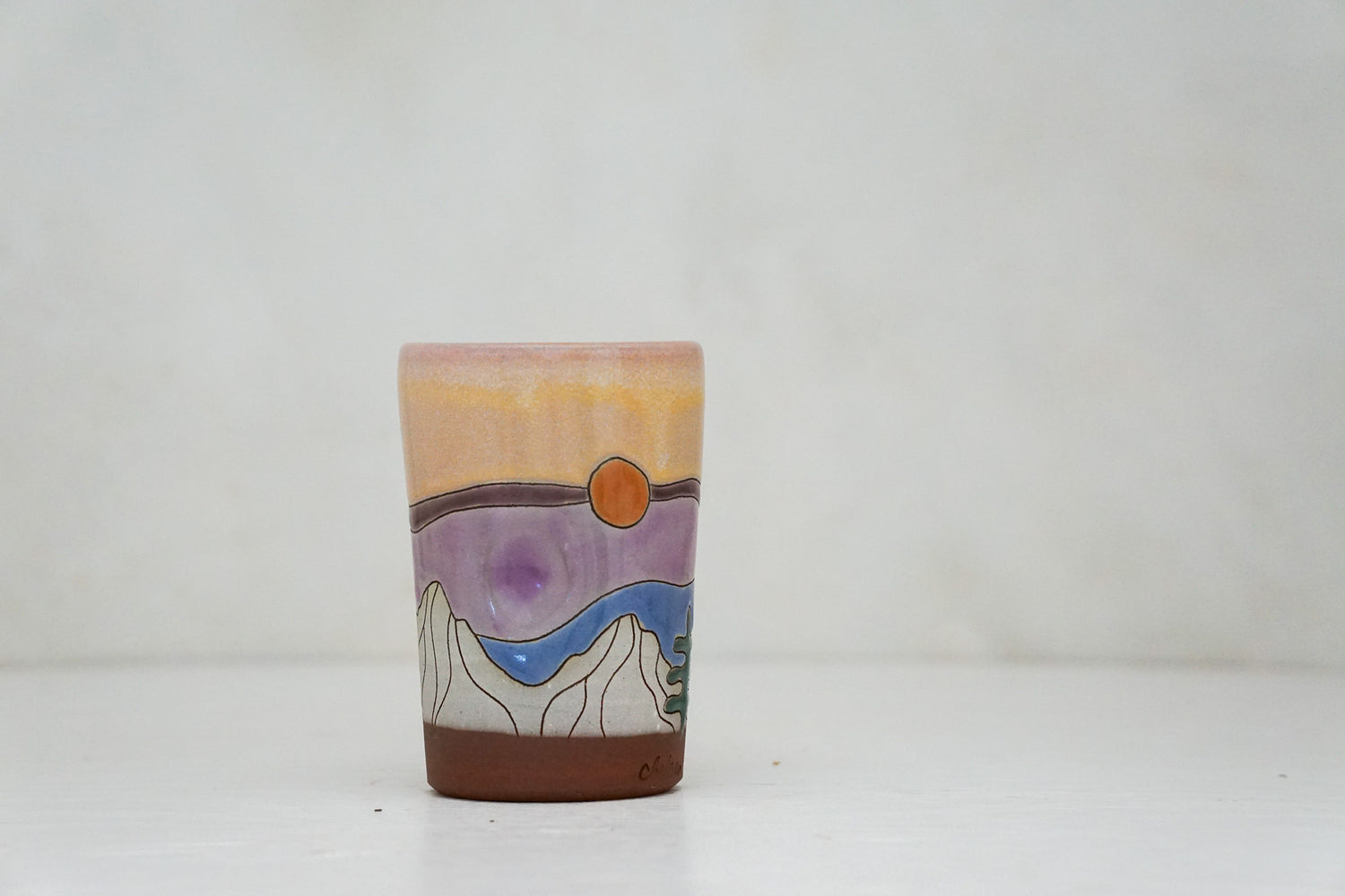 Skylines cup in Alpenglow
