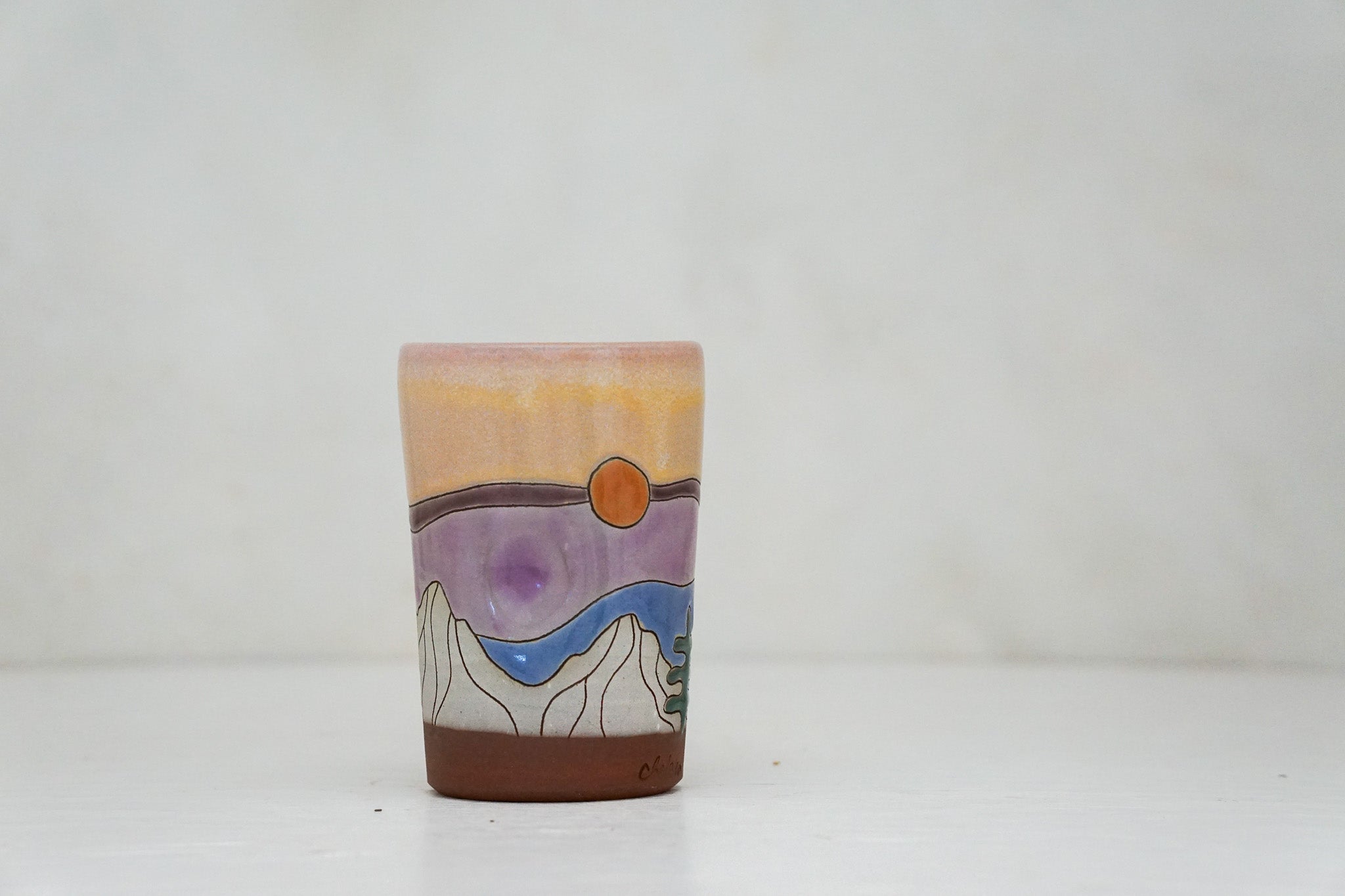 Skylines cup in Alpenglow