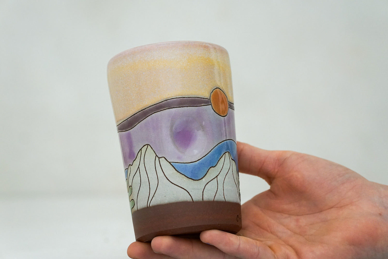 Skylines cup in Alpenglow