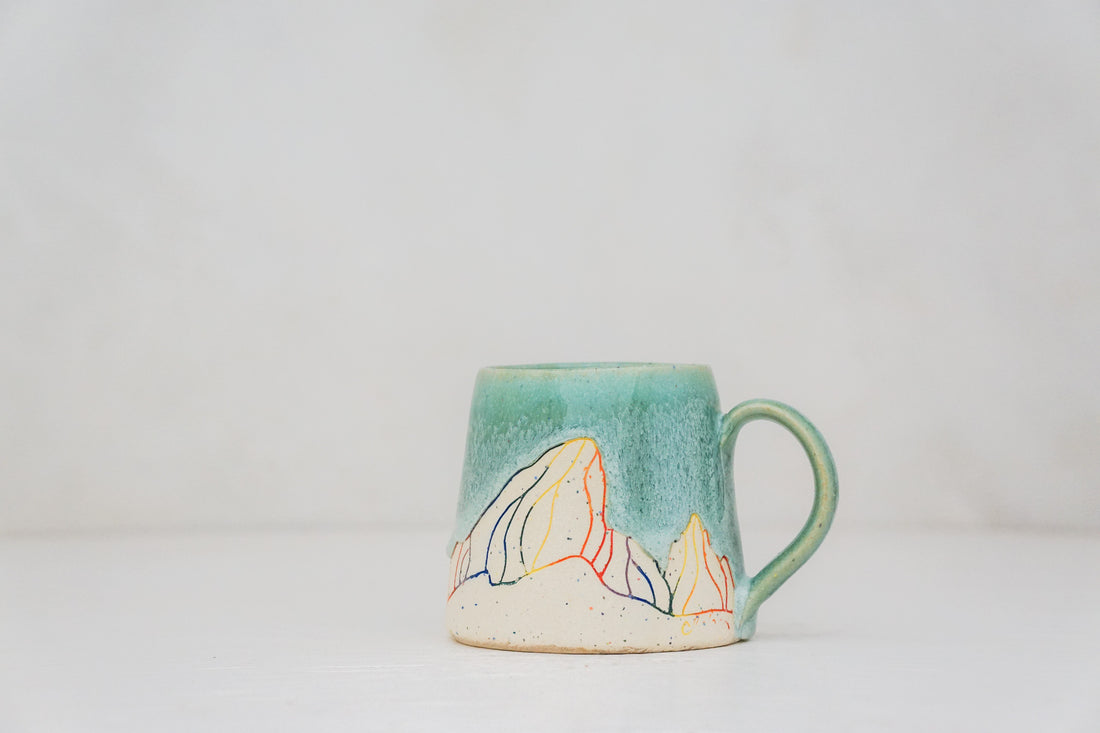E Teton Colored Grog mug in Ira Magic