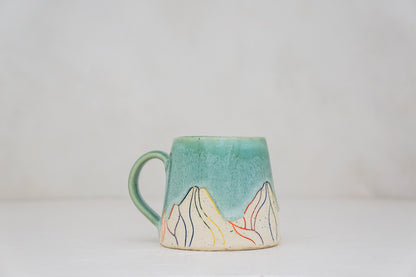 E Teton Colored Grog mug in Ira Magic