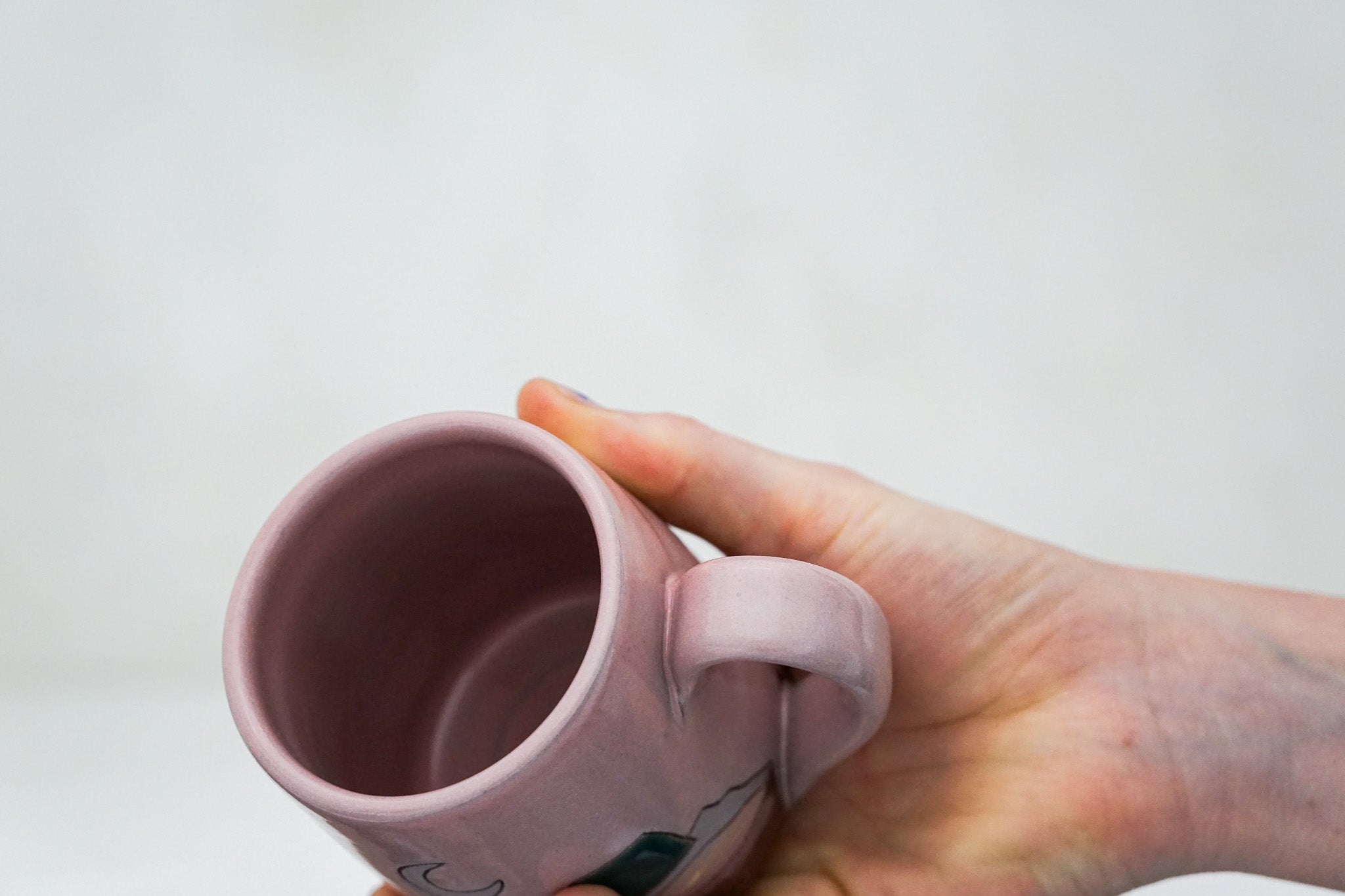 Tent camping BB mug in Pink