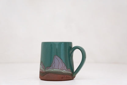 W Teton purple mug in Kali Forest