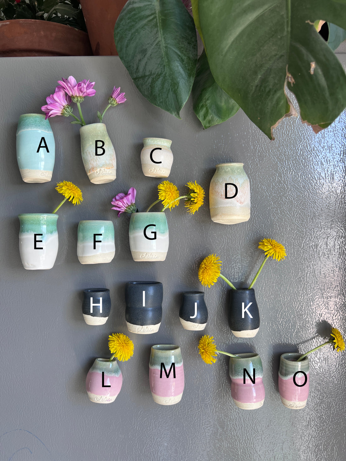Magnetic Fridge Mini Vase (all)