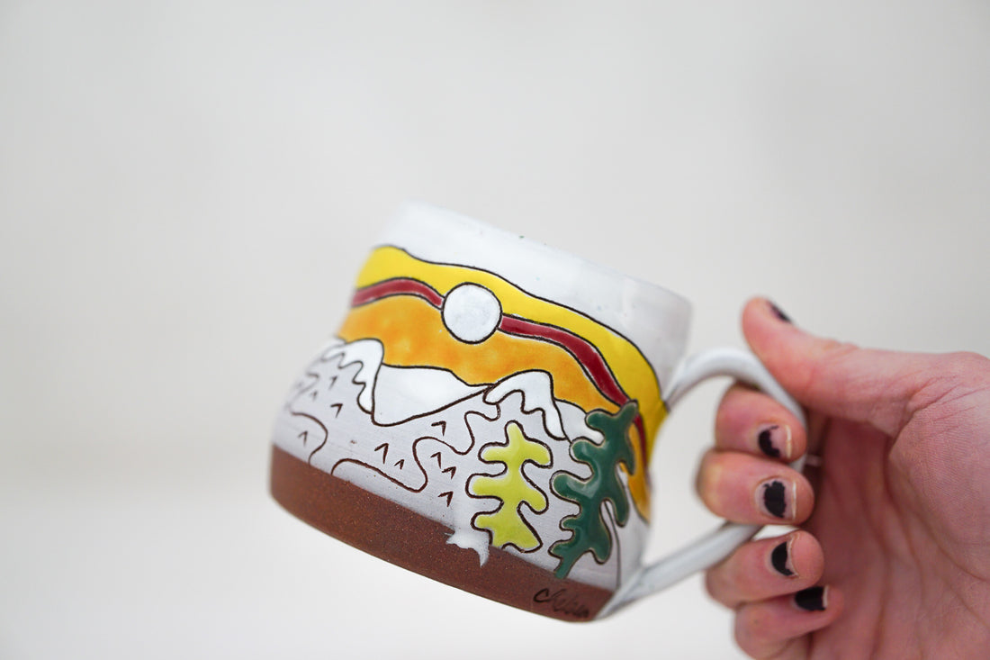 31. Funfetti Mtn ski mug image 0
